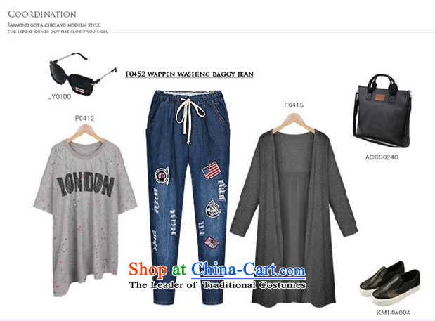 Gangnam-gu  2015 autumn and winter trousers taste Western Wind larger women to increase expertise MM jeans pants elastic waist ladies pants pictures leisure 3XL color pictures, the burden of recommendations 140-160 characters price, brand platters! The elections are supplied in the national character of distribution, so action, buy now enjoy more preferential! As soon as possible.