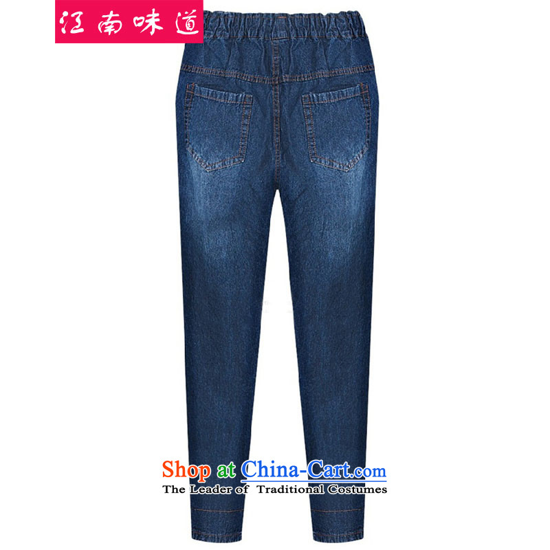 Gangnam-gu  2015 autumn and winter trousers taste Western Wind larger women to increase expertise MM jeans pants elastic waist ladies pants pictures leisure 3XL color recommended that the Gangnam taste 140-160 characters , , , shopping on the Internet
