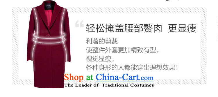 The poem Lin 2015 LUXLEAD autumn and winter new single row is long graphics thin wool a wool coat jacket female wine red L picture, prices, brand platters! The elections are supplied in the national character of distribution, so action, buy now enjoy more preferential! As soon as possible.