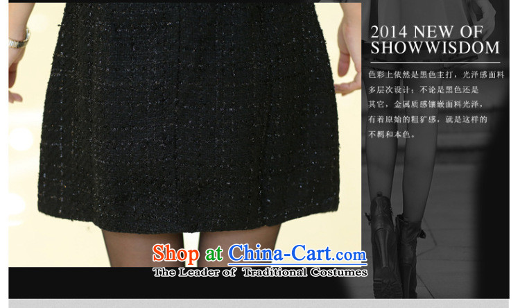 Shin Sung 200 catties thick mm fall/winter collections to increase women's code relaxd dress circle to the trendy long-sleeved video thin A Skirt RMB 37.23 Black 2XL recommendations 146-155 catty picture, prices, brand platters! The elections are supplied in the national character of distribution, so action, buy now enjoy more preferential! As soon as possible.