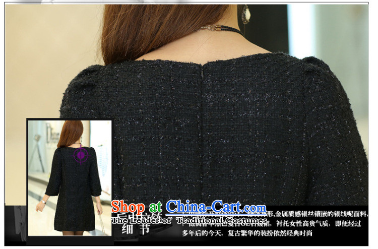 Shin Sung 200 catties thick mm fall/winter collections to increase women's code relaxd dress circle to the trendy long-sleeved video thin A Skirt RMB 37.23 Black 2XL recommendations 146-155 catty picture, prices, brand platters! The elections are supplied in the national character of distribution, so action, buy now enjoy more preferential! As soon as possible.
