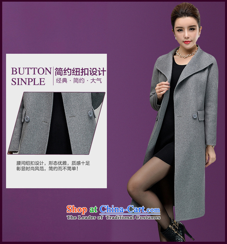 James flag 2015 autumn and winter new women's double-sided cashmere overcoat female plain manual Korean long hair so Sau San Jacket coat and color pictures, prices, XXL brand platters! The elections are supplied in the national character of distribution, so action, buy now enjoy more preferential! As soon as possible.