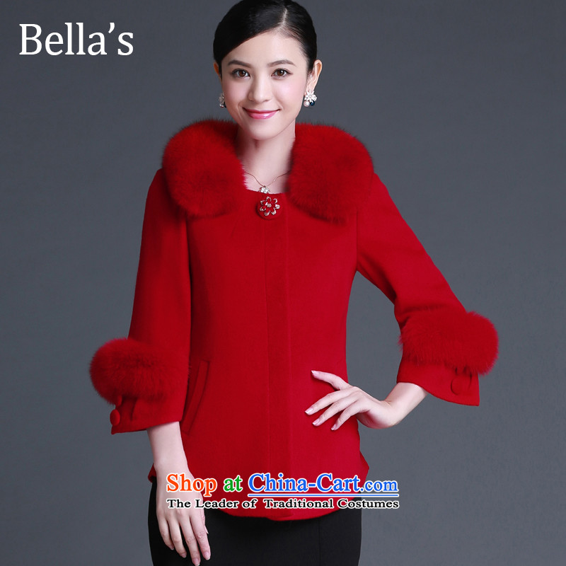 Hundreds of talks about the girl short hair jacket, 2015 Fall/Winter Collections cashmere overcoat won the new version of the Sau San Gross Gross for Fox coat? The Red M, hundreds of talks (bella's) , , , shopping on the Internet