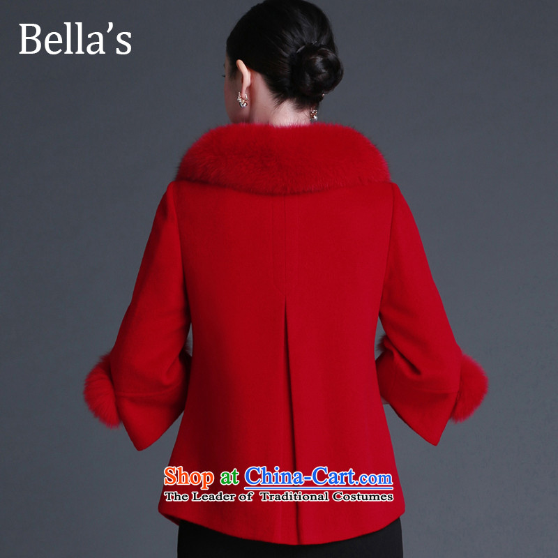 Hundreds of talks about the girl short hair jacket, 2015 Fall/Winter Collections cashmere overcoat won the new version of the Sau San Gross Gross for Fox coat? The Red M, hundreds of talks (bella's) , , , shopping on the Internet