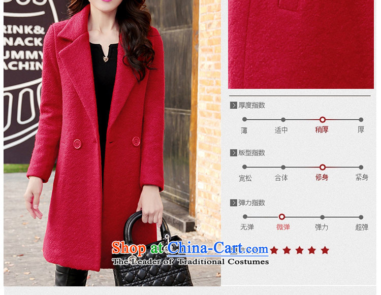 Optimize and 2015 Fall/Winter Collections thick gross female long-sleeved jacket? wool coat MN002 girl and then color  L picture, prices, brand platters! The elections are supplied in the national character of distribution, so action, buy now enjoy more preferential! As soon as possible.