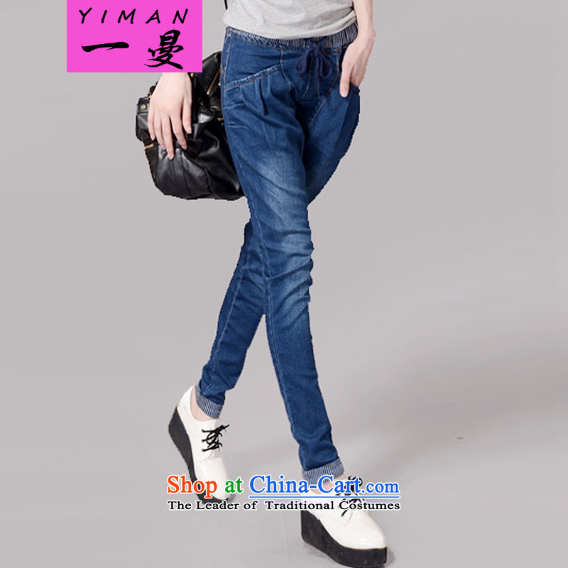 A large number of the Cayman ladies' pants children fall_winter collections to increase the number of casual pants thick mm thick sister Sau San video trousers thin plus lint-free thick warm spring and autumn_?3XL_ jeans 157 recommendations 160-185 catty