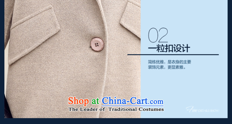 In the autumn of 2015, the new Pei Western-style suit washable wool-sided flannel woolen coat in long-jacket m Gray M picture, prices, brand platters! The elections are supplied in the national character of distribution, so action, buy now enjoy more preferential! As soon as possible.