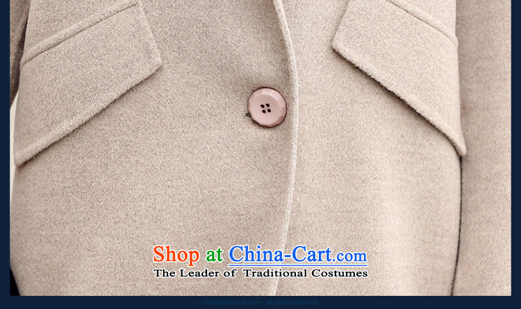 In the autumn of 2015, the new Pei Western-style suit washable wool-sided flannel woolen coat in long-jacket m Gray M picture, prices, brand platters! The elections are supplied in the national character of distribution, so action, buy now enjoy more preferential! As soon as possible.
