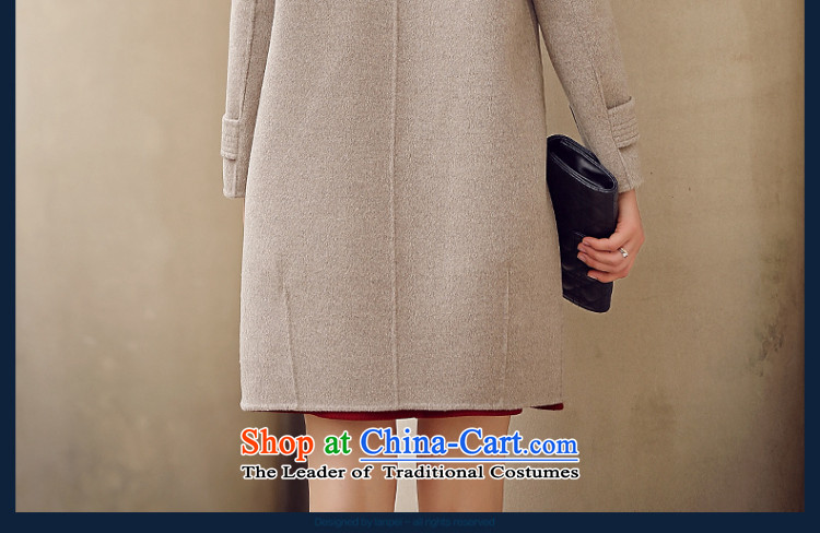 Ho Pui 2015 autumn and winter new women's gross? for long suit coats of double-sided cashmere overcoat female woolen coat m gray 5-day pre-sale prices, pictures, L brand platters! The elections are supplied in the national character of distribution, so action, buy now enjoy more preferential! As soon as possible.