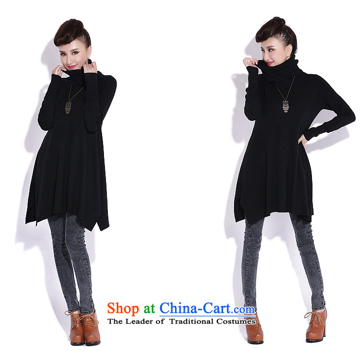The staff of the Advisory Committee this autumn and winter xl female thick mm thin in the video long forming the knitwear high Long Neck Sweater Yi skirts are relaxd code image black, prices, brand platters! The elections are supplied in the national character of distribution, so action, buy now enjoy more preferential! As soon as possible.