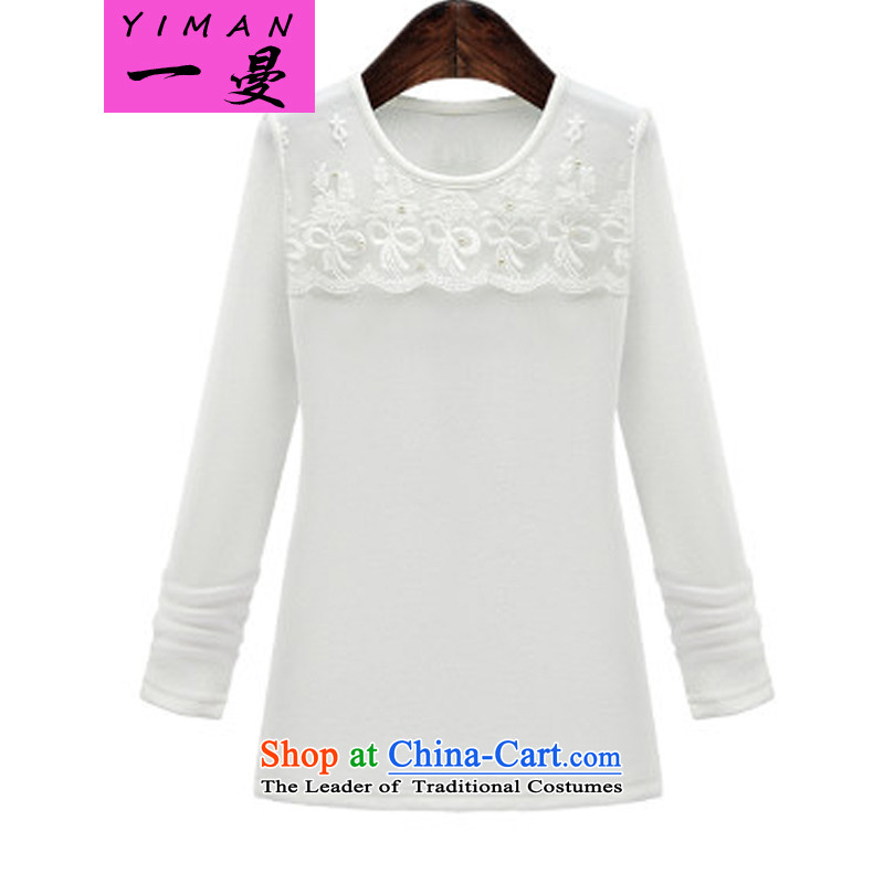 A large, forming the Cayman shirt with the new Europe and the autumn large Recreation Fashion lace stitching thick sister nail-ju long-sleeved T-shirt with round collar forming the pink 3XL/ 304 recommendations 140-160 characters, a Cayman , , , shopping