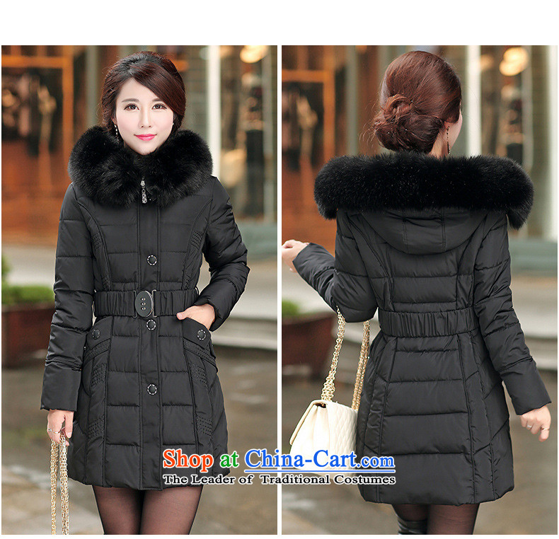 Marguerite. New poetry Xuan larger female Korean version in the Sau San long coats thick coat cap Cotton Khaki 3XL winter picture, prices, brand platters! The elections are supplied in the national character of distribution, so action, buy now enjoy more preferential! As soon as possible.