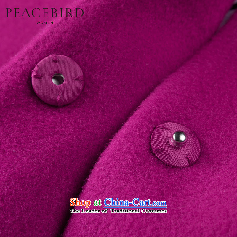 The elections on 26 November new products as women peacebird 2015 winter coats Lok shoulder new products in the red , Taiping A4AA54105 birds , , , shopping on the Internet