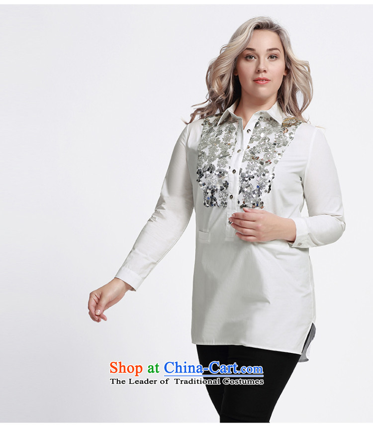 The former Yugoslavia Migdal Code women 2015 Autumn replacing new stylish mm thick anterior on chip design shirt 953011299  5XL white picture, prices, brand platters! The elections are supplied in the national character of distribution, so action, buy now enjoy more preferential! As soon as possible.