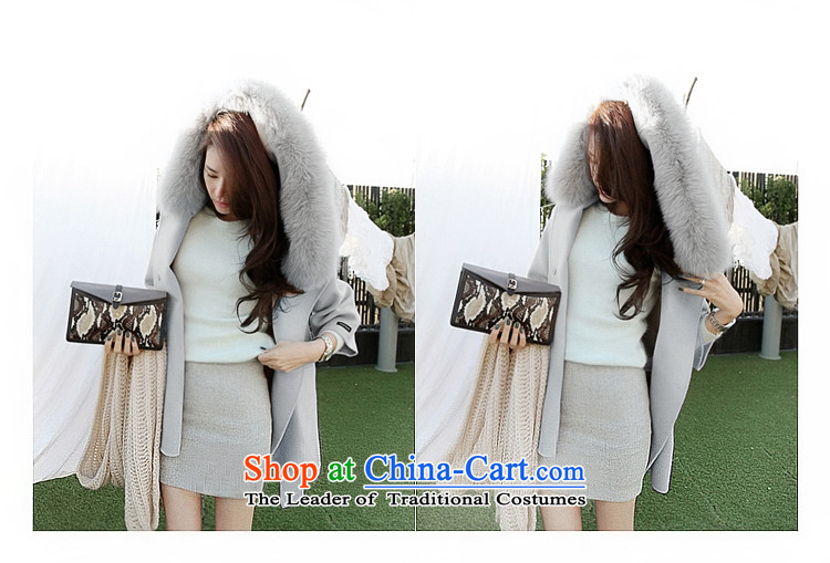 The Korean version of the autumn and winter mrsos2015 Nagymaros Neck Jacket in long cloak Korean gross coats cloak relaxd?? The light blue coat gross S picture, prices, brand platters! The elections are supplied in the national character of distribution, so action, buy now enjoy more preferential! As soon as possible.