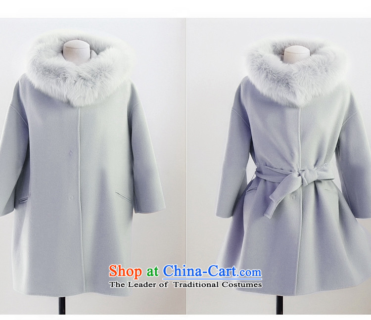 The Korean version of the autumn and winter mrsos2015 Nagymaros Neck Jacket in long cloak Korean gross coats cloak relaxd?? The light blue coat gross S picture, prices, brand platters! The elections are supplied in the national character of distribution, so action, buy now enjoy more preferential! As soon as possible.