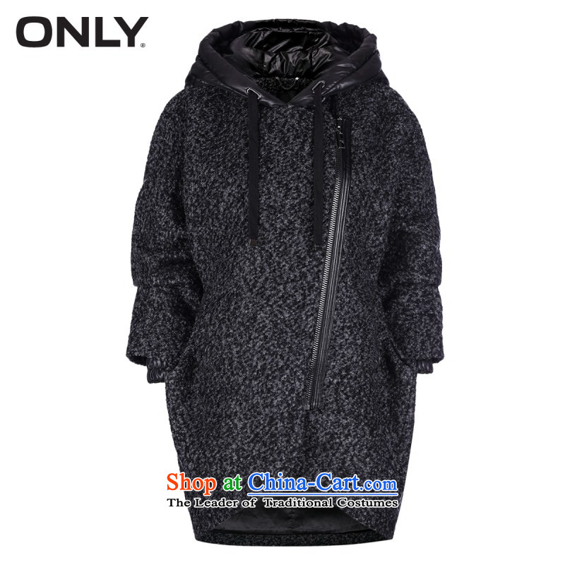 Load New autumn ONLY2015 included wool plaid cap in loose coat female T|11536t010 long hairs? 104 light gray  (Copenhagen 155/76A/XS,ONLY flowers to the Group) , , , shopping on the Internet