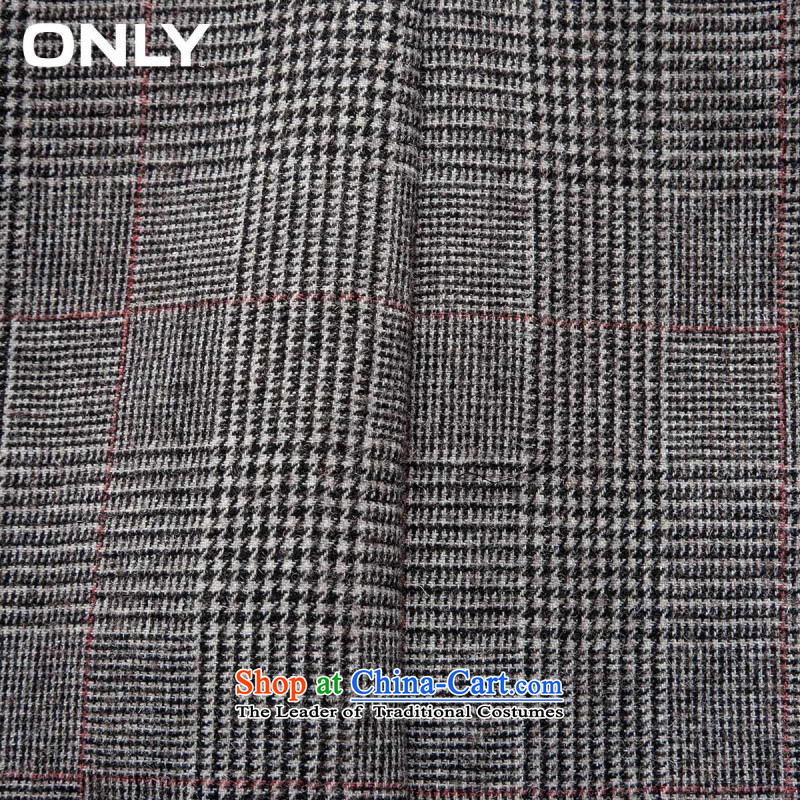Load New autumn ONLY2015 included wool plaid zipper decor. As long coats female L|11534s023? 104 light gray (Copenhagen 155/76A/XS,ONLY flowers to the Group) , , , shopping on the Internet