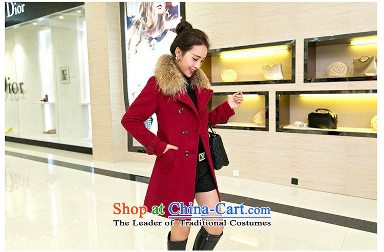 Korea into 2015 autumn and winter New Women Korean fashion in the Sau San double-long hair for gross 863 black jacket coat? 863 M picture, prices, brand platters! The elections are supplied in the national character of distribution, so action, buy now enjoy more preferential! As soon as possible.
