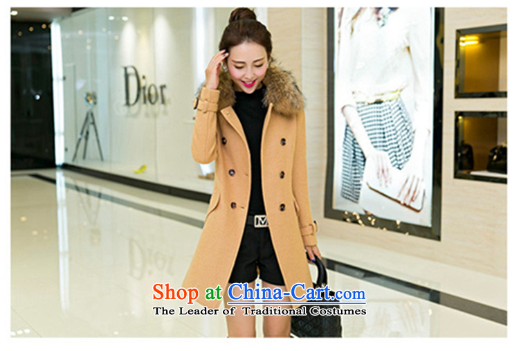 Korea into 2015 autumn and winter New Women Korean fashion in the Sau San double-long hair for gross 863 black jacket coat? 863 M picture, prices, brand platters! The elections are supplied in the national character of distribution, so action, buy now enjoy more preferential! As soon as possible.