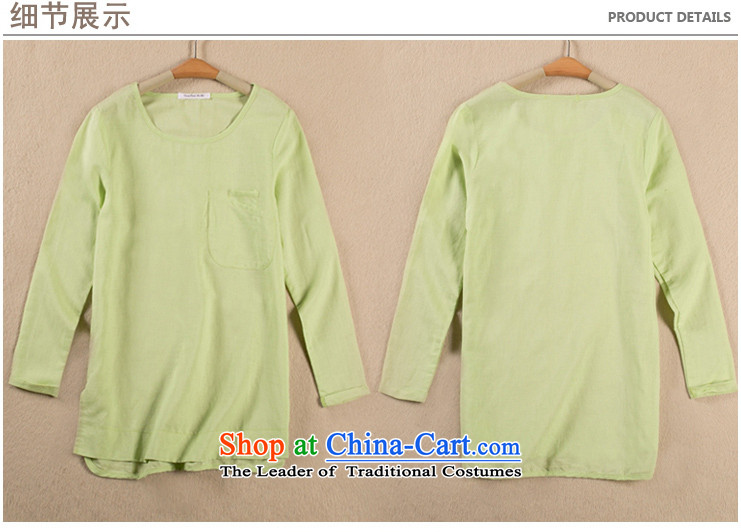 Replace the Korean version of the 2015 autumn shirt MM thick cotton linen A relaxd T-shirts, T-shirt shirts video thin light pink 3XL picture, prices, brand platters! The elections are supplied in the national character of distribution, so action, buy now enjoy more preferential! As soon as possible.