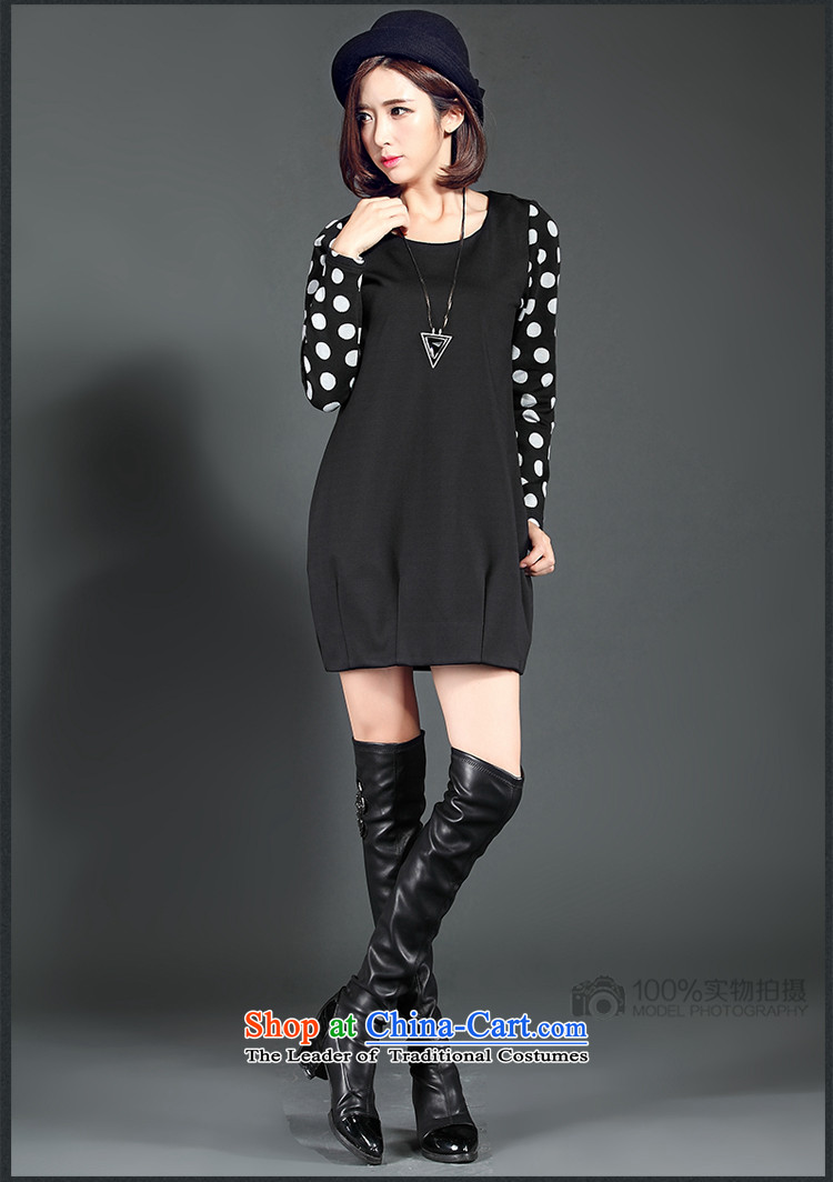 For M- 2015 XL women Fall/Winter Collections new graphics thin waves mm thick point plus lint-free long-sleeved thick lanterns dresses W2081 3XL black picture, prices, brand platters! The elections are supplied in the national character of distribution, so action, buy now enjoy more preferential! As soon as possible.