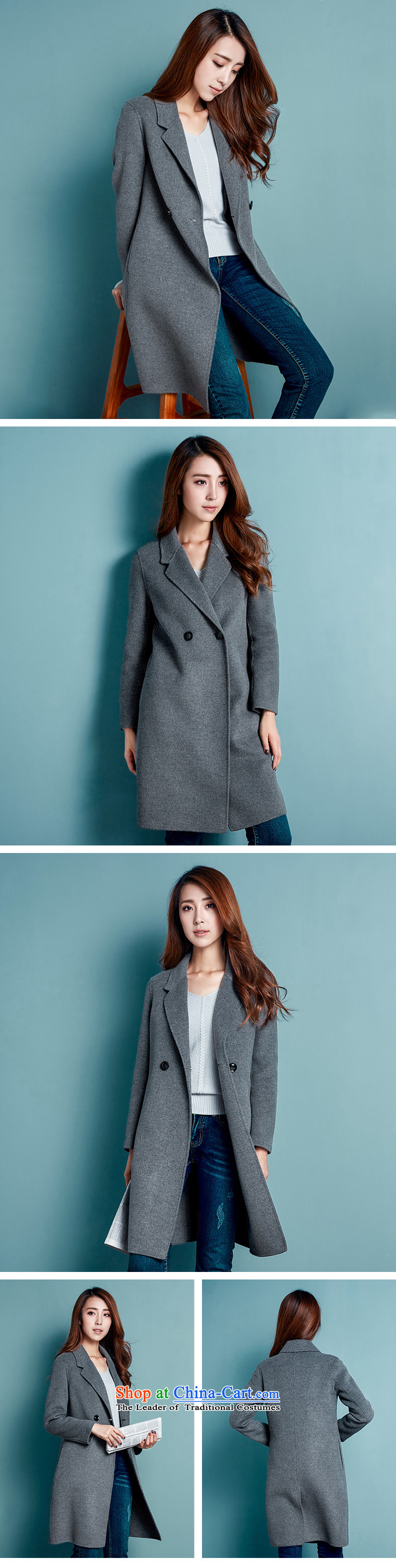 Barbara Euro 2015 Autumn Ms. new two-sided Fleece Jacket hand-in? Long woolen coat, wine red S photographed the 20 days shipment picture, prices, brand platters! The elections are supplied in the national character of distribution, so action, buy now enjoy more preferential! As soon as possible.