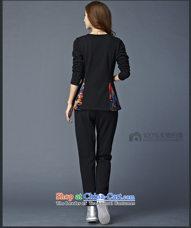 For M- Large 2015 women Fall/Winter Collections plus new lint-free thick leisure sweater kit fat mm thin t-shirt + Video pants two kits W8802 black XXXL picture, prices, brand platters! The elections are supplied in the national character of distribution, so action, buy now enjoy more preferential! As soon as possible.