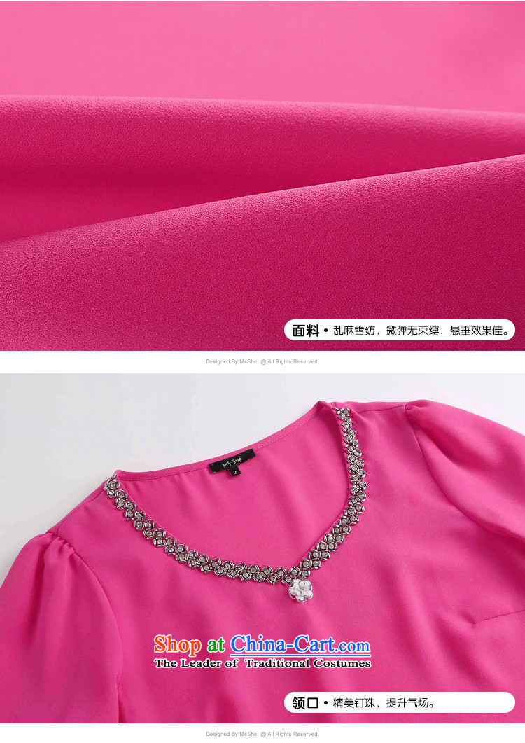Elegant new msshe2015 commuter winds code chiffon shirt thick sister larger female 10268 MCB Red 2XL Photo, prices, brand platters! The elections are supplied in the national character of distribution, so action, buy now enjoy more preferential! As soon as possible.