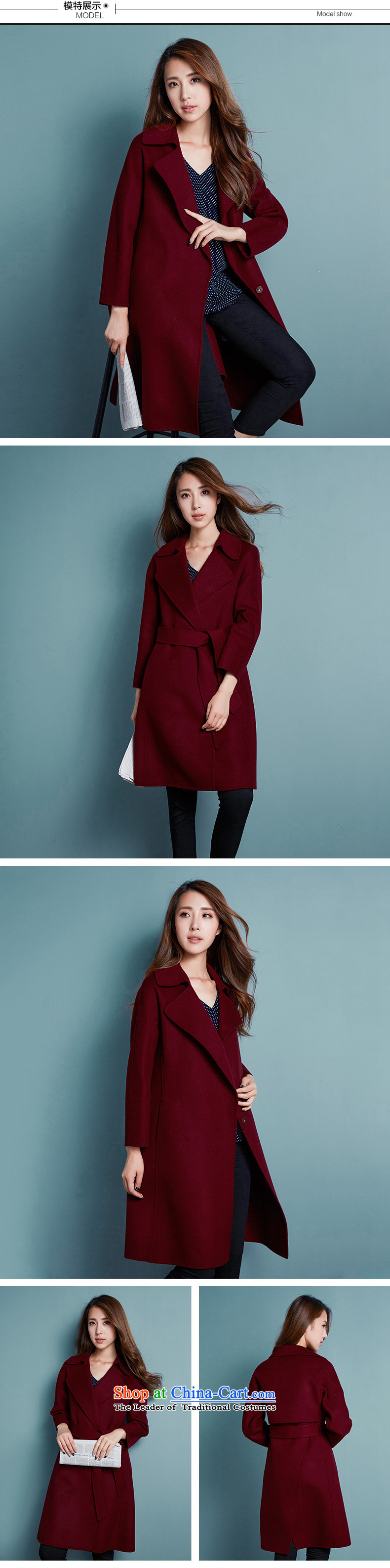 Barbara Euro 2015 autumn the new President won version plain manual gross? long jacket tether, woolen coat, wine red M photographed the 20 shipping picture, prices, brand platters! The elections are supplied in the national character of distribution, so action, buy now enjoy more preferential! As soon as possible.
