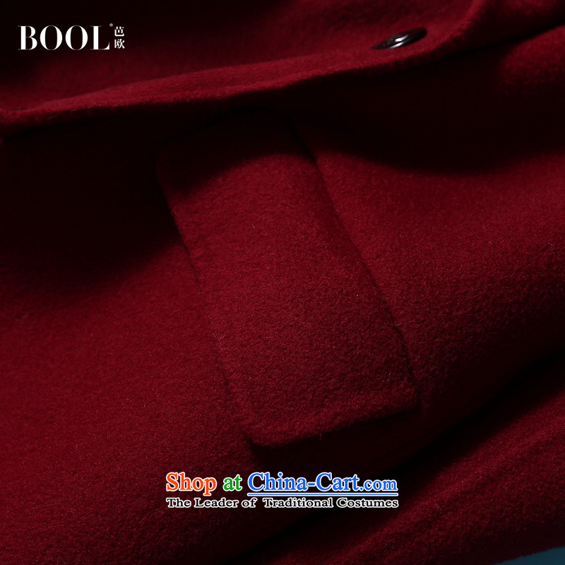 Barbara Euro 2015 autumn the new President won version plain manual gross? long jacket tether, woolen coat, wine red M photographed the 20 shipping, HIP (BOOL) , , , shopping on the Internet