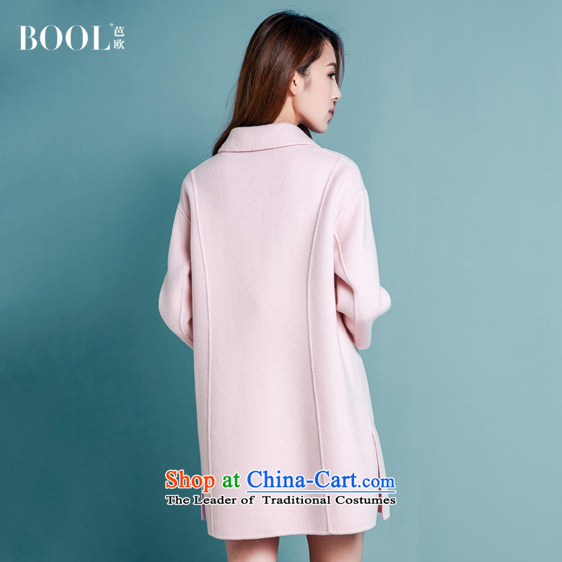 Barbara Europe 2015 autumn and winter new products-sided flannel female Korean version of the long hair? hand-jacket a wool coat cherry blossoms and Europe (the toner S BOOL) , , , shopping on the Internet