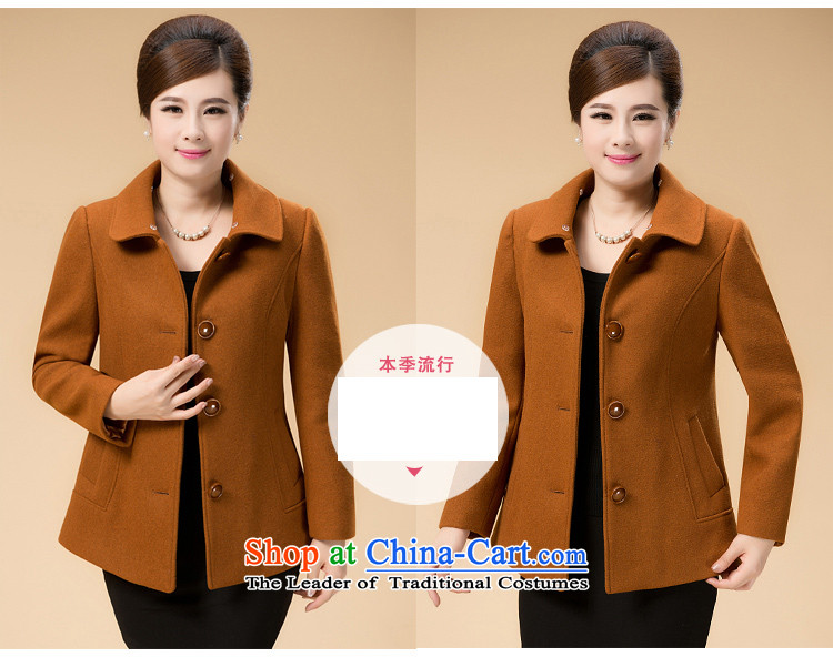 The 2015 autumn load orange woolen coat new elderly women aged 40-50 jacket? gross middle-aged moms are seen wearing short of autumn and winter a wool coat deep purple XL Photo, prices, brand platters! The elections are supplied in the national character of distribution, so action, buy now enjoy more preferential! As soon as possible.