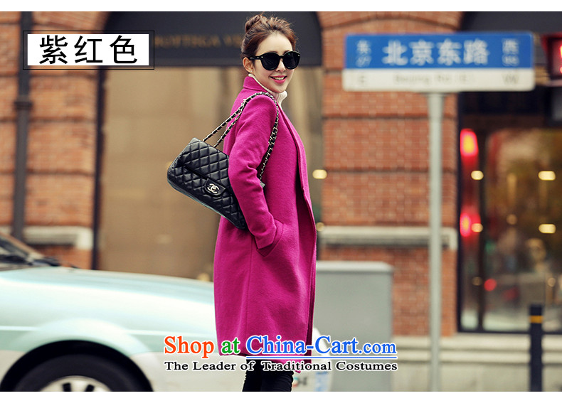 Avandia Rui REEDEYA 2015 autumn and winter new temperament wool? Jacket Sau San Korean version, long thin coat of gross? female red L picture, prices, brand platters! The elections are supplied in the national character of distribution, so action, buy now enjoy more preferential! As soon as possible.