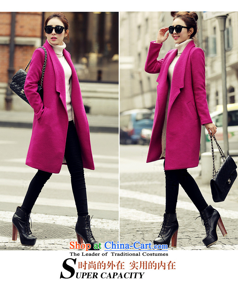 Avandia Rui REEDEYA 2015 autumn and winter new temperament wool? Jacket Sau San Korean version, long thin coat of gross? female red L picture, prices, brand platters! The elections are supplied in the national character of distribution, so action, buy now enjoy more preferential! As soon as possible.