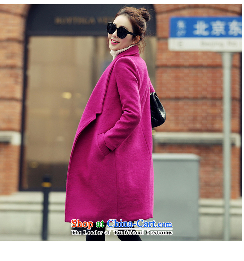 Avandia Rui REEDEYA 2015 autumn and winter new temperament wool? Jacket Sau San Korean version, long thin coat of gross? female red L picture, prices, brand platters! The elections are supplied in the national character of distribution, so action, buy now enjoy more preferential! As soon as possible.