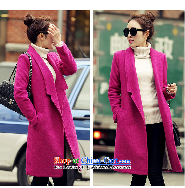 Avandia Rui REEDEYA 2015 autumn and winter new temperament wool? Jacket Sau San Korean version, long thin coat of gross? female red L picture, prices, brand platters! The elections are supplied in the national character of distribution, so action, buy now enjoy more preferential! As soon as possible.