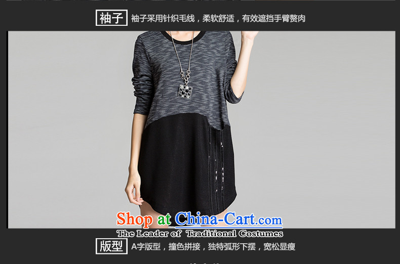 The Eternal-soo to xl women's dresses autumn 2015 new boxed thick mm thick, Hin thin sister in long stylish temperament loose Knitted Shirt shirt flower Gray 2XL Photo, prices, brand platters! The elections are supplied in the national character of distribution, so action, buy now enjoy more preferential! As soon as possible.