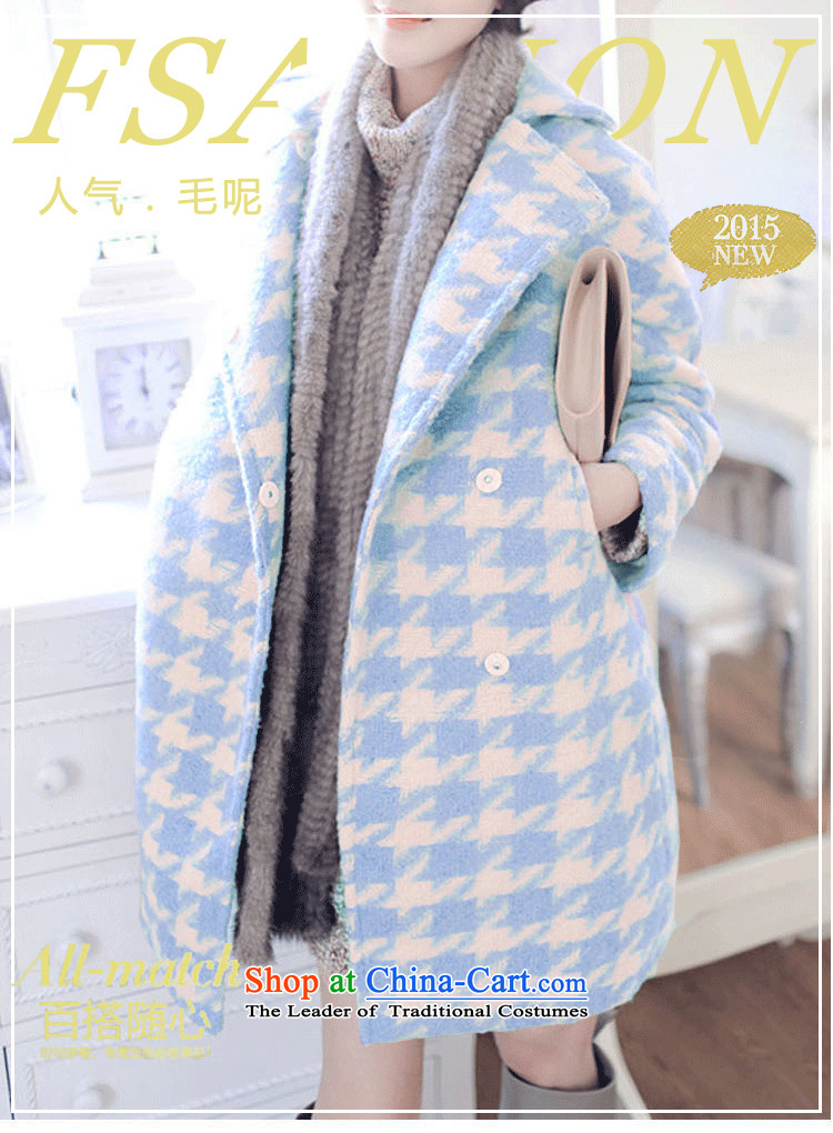 2015 Autumn and winter bathing in the hundreds of new, Korean college wind loose long-sleeved jacket in long? gross Fleece Jacket coat women? picture color L Photo 18.252, prices, brand platters! The elections are supplied in the national character of distribution, so action, buy now enjoy more preferential! As soon as possible.