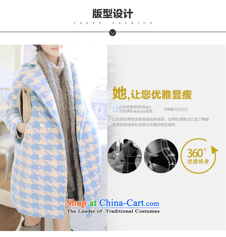 2015 Autumn and winter bathing in the hundreds of new, Korean college wind loose long-sleeved jacket in long? gross Fleece Jacket coat women? picture color L Photo 18.252, prices, brand platters! The elections are supplied in the national character of distribution, so action, buy now enjoy more preferential! As soon as possible.