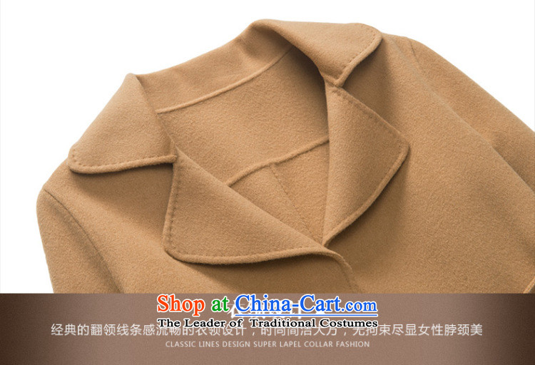 Hang Cheung Chau load source 2015 new two-sided woolen coat female plain hand-made woolen coats in long?)? COAT 8902 4# Deep Violet 165/L picture, prices, brand platters! The elections are supplied in the national character of distribution, so action, buy now enjoy more preferential! As soon as possible.