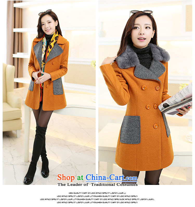 Included gross Hee-coats female jacket? 2015 autumn and winter female new a windbreaker. Long Korean lapel loose video thin double-kim and L picture, prices, brand platters! The elections are supplied in the national character of distribution, so action, buy now enjoy more preferential! As soon as possible.