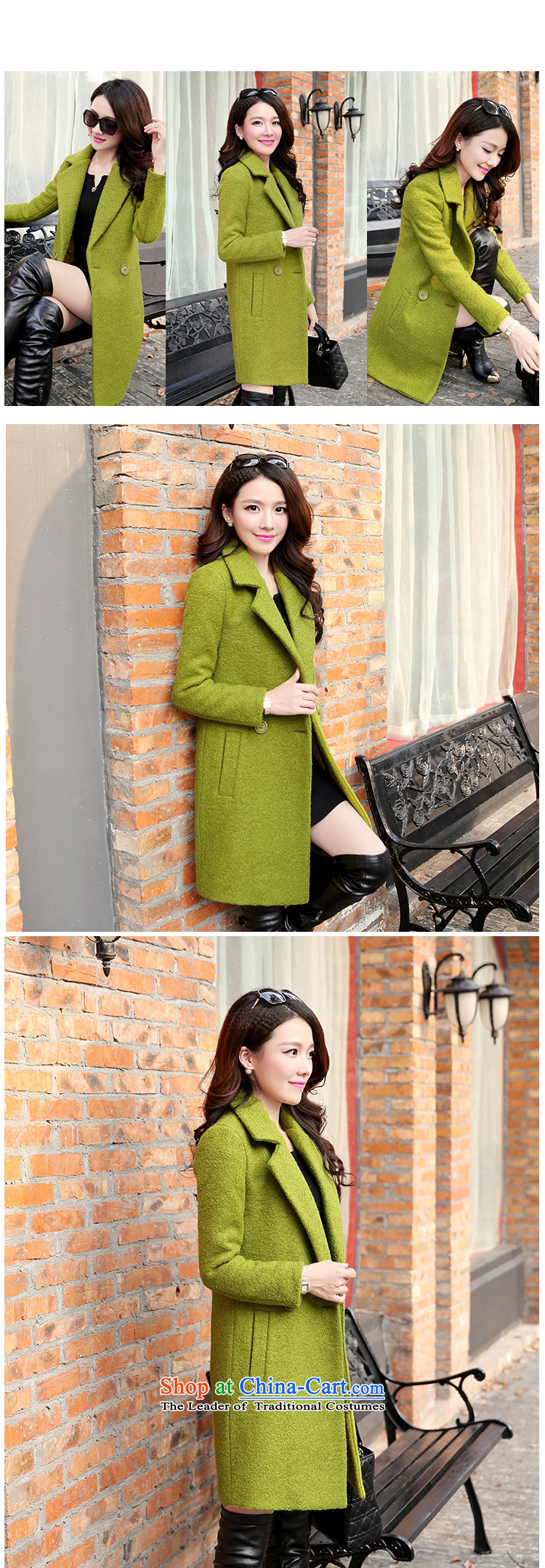 Last order 2015 autumn and winter new Korean version of the Long Hair Girl Green Jacket coat? S picture, prices, brand platters! The elections are supplied in the national character of distribution, so action, buy now enjoy more preferential! As soon as possible.