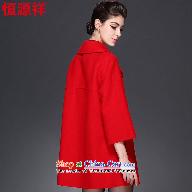 Hang Cheung duplex wool can source coats female new suit autumn 2015 for women in the gross? jacket long 8905 2 red 165/88A(L), Hengyuan Cheung shopping on the Internet has been pressed.