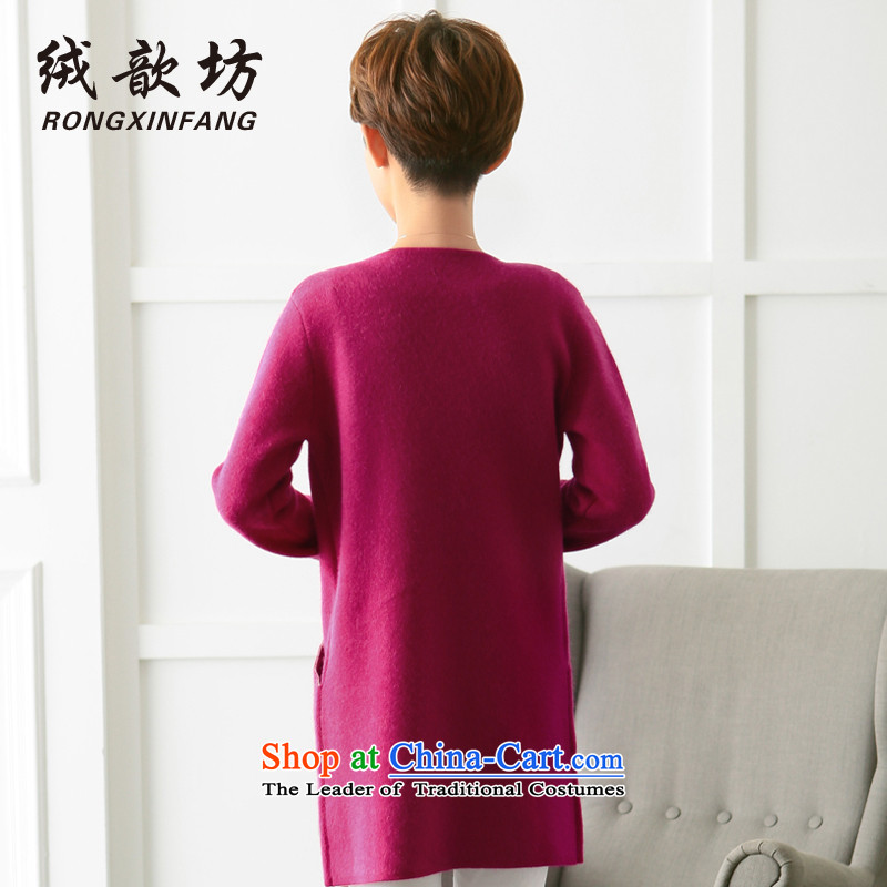 Lint-free 歆 Workshop 2015 autumn and winter double-side woolen coat new gross? a Korean female jacket version of the Red Velvet 歆 M Fong (rongxinfang) , , , shopping on the Internet