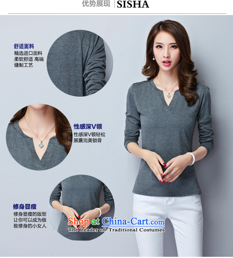 A language code long-sleeved T-shirt 2015 new larger autumn and winter, forming the basis of the lint-free thick clothes for larger video thin long-sleeved T-shirt, black 015 - General Recommendations XXXL 140-160 characters around 922.747 picture, prices, brand platters! The elections are supplied in the national character of distribution, so action, buy now enjoy more preferential! As soon as possible.