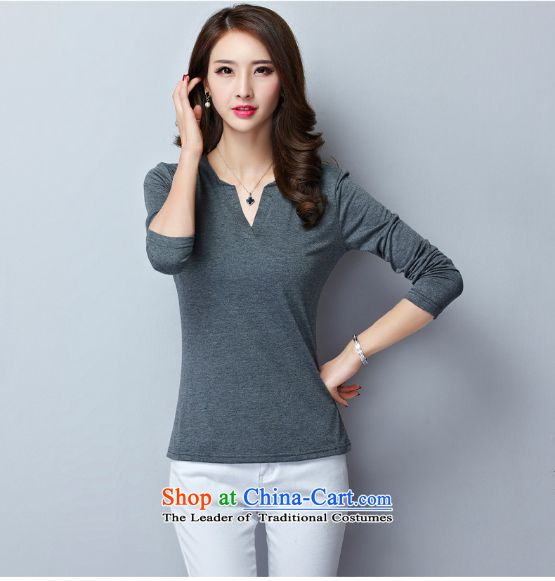 A language code long-sleeved T-shirt 2015 new larger autumn and winter, forming the basis of the lint-free thick clothes for larger video thin long-sleeved T-shirt, black 015 - General Recommendations XXXL 140-160 characters around 922.747 picture, prices, brand platters! The elections are supplied in the national character of distribution, so action, buy now enjoy more preferential! As soon as possible.