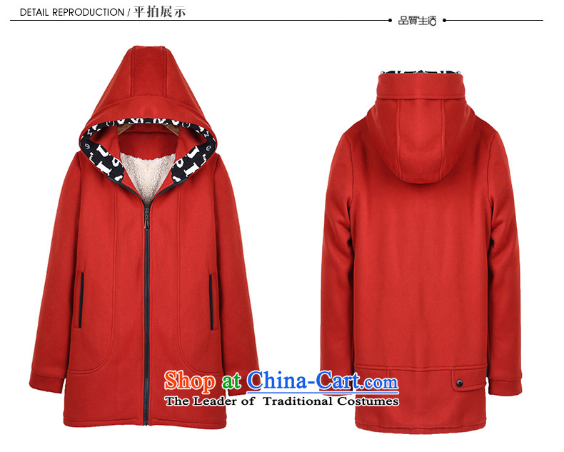 For M- 2015 to increase the number of ladies Fall/Winter Collections new thick mm video plus thin lint-free thick sweater cardigan hoodie Y1168 wine red 3XL picture, prices, brand platters! The elections are supplied in the national character of distribution, so action, buy now enjoy more preferential! As soon as possible.