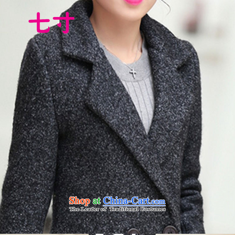 7 inch 2015 winter clothing new Korean lapel in Sau San long hair? coats female 8818 black and gray XL need to contact customer service, scarves seven inches , , , shopping on the Internet