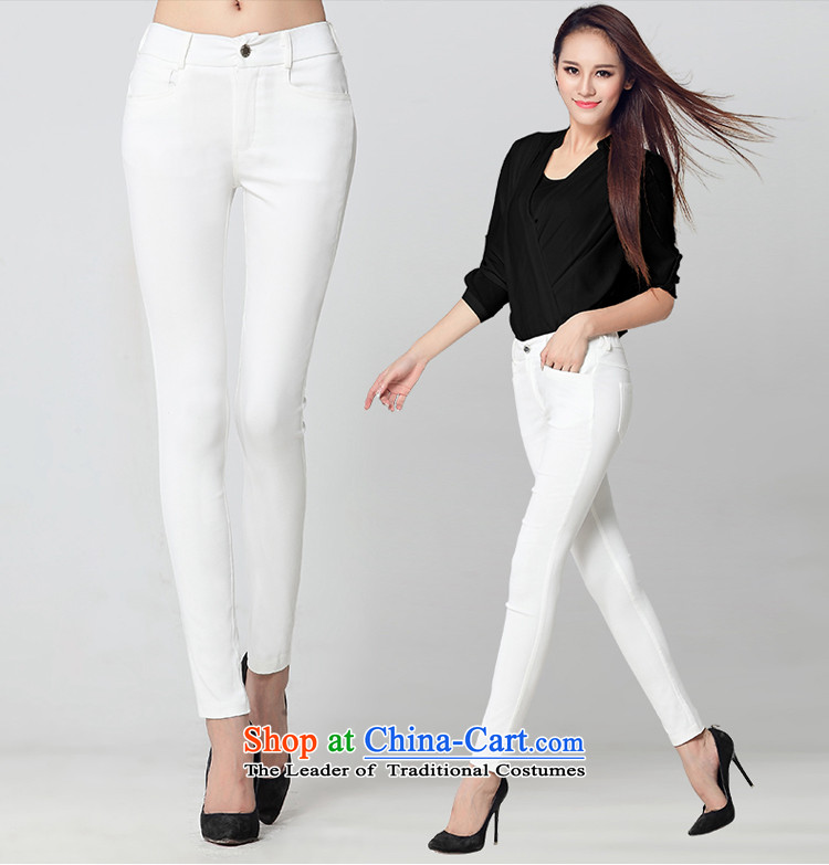 For M- 2015 to increase the number of women in the autumn of New thick mm stretch pant Sau San video thin pencil castor pants Y1253 3XL black picture, prices, brand platters! The elections are supplied in the national character of distribution, so action, buy now enjoy more preferential! As soon as possible.